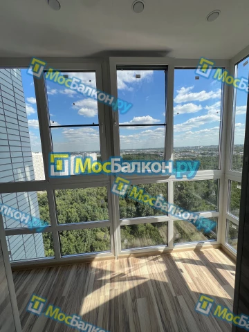 Панорамное остекление заказать под ключ по выгодной цене в Электростали от компании МосБалкон
