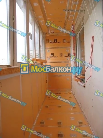 Утепление балкона пеноплэксом в Электростали на заказ недорого от МосБалкон