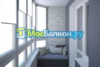 Заказать балкон в Электростали цена от 1320 руб | Остекление балконов и лоджий МосБалкон