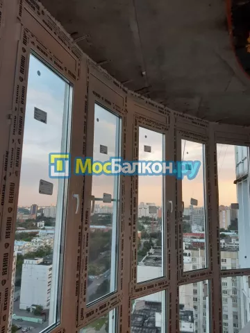 Панорамное остекление заказать под ключ по выгодной цене в Электростали от компании МосБалкон