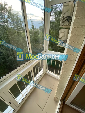 Панорамное остекление заказать под ключ по выгодной цене в Электростали от компании МосБалкон