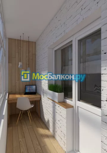 Заказать балкон в Электростали цена от 1320 руб | Остекление балконов и лоджий МосБалкон