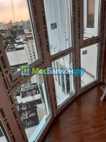 Панорамное остекление заказать под ключ по выгодной цене в Электростали от компании МосБалкон
