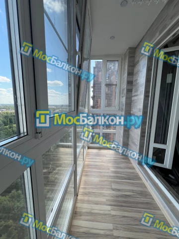 Панорамное остекление заказать под ключ по выгодной цене в Электростали от компании МосБалкон