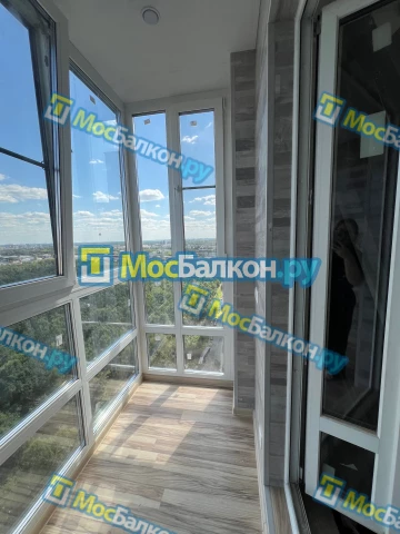 Панорамное остекление заказать под ключ по выгодной цене в Электростали от компании МосБалкон