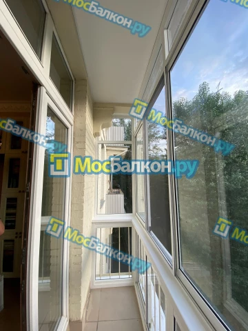 Панорамное остекление заказать под ключ по выгодной цене в Электростали от компании МосБалкон
