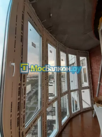 Панорамное остекление заказать под ключ по выгодной цене в Электростали от компании МосБалкон