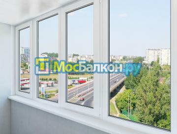 Остекление и отделка балкона в Мытищах